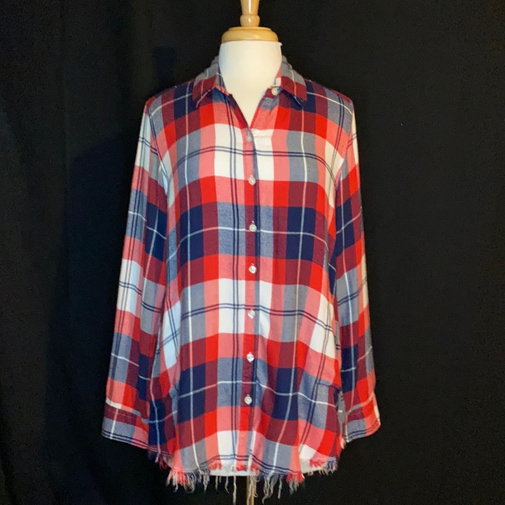 Aerie plaid, flannel Button down